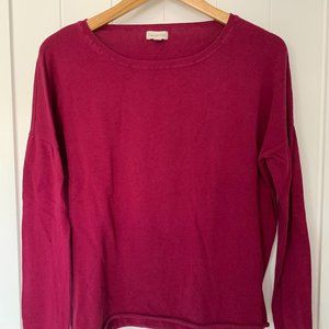 Garnet Hill oversized sweater - silk and cotton - size M